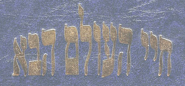 Chaye HaOlam HaBa / VeZot Li'Yehudah - Rabbi Avraham Abulafi